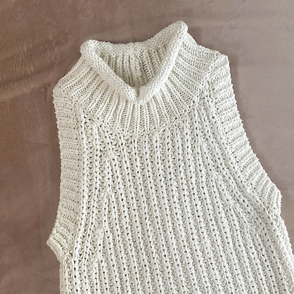 Sleeveless knit sweater from Anthropologie. - Picture 1 of 4